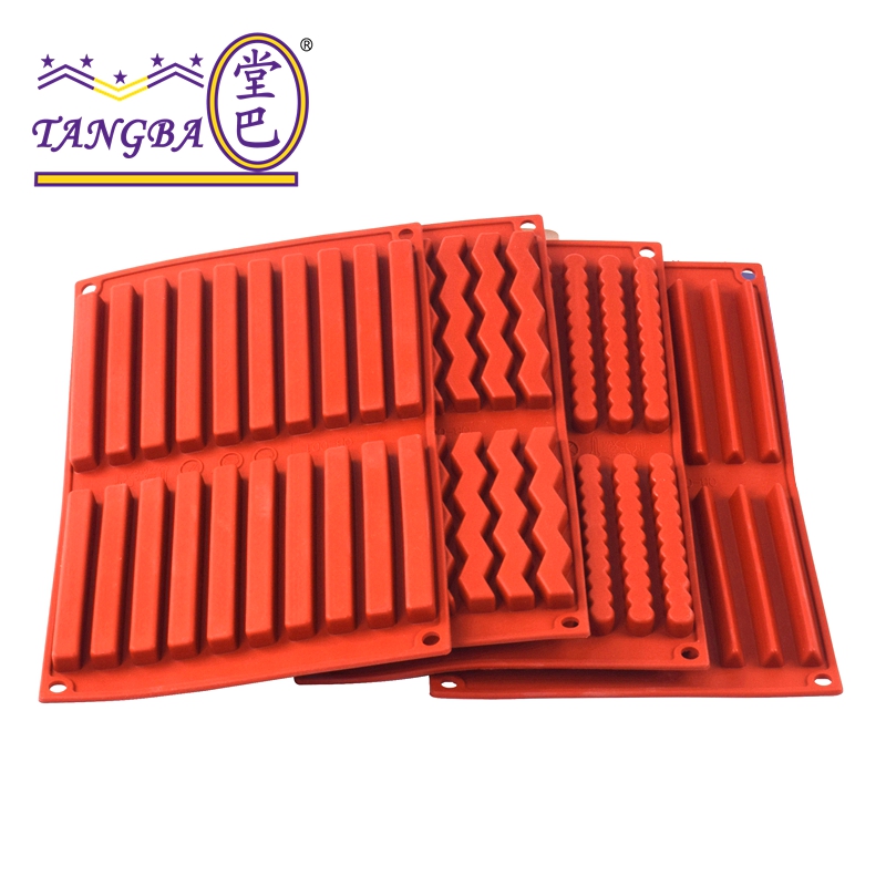 堂巴连波纹长条糖果模巧克力棒