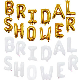 BRIDAL SHOWER准新娘送别会布置气球婚前单身派对闺蜜团聚会装饰