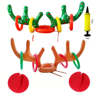 圣诞节派对充气麋鹿套圈