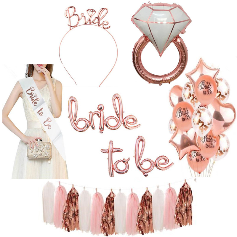 聚会道具单身派对装扮拉花