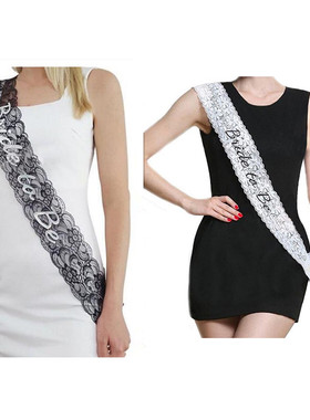 单身派对肩带 Bachelorette Party Bride to Be 新娘装扮礼仪带