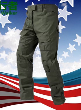 户外特种兵GEN3蛙服单裤多地形迷彩全地形工装长裤G2军绿色战术裤
