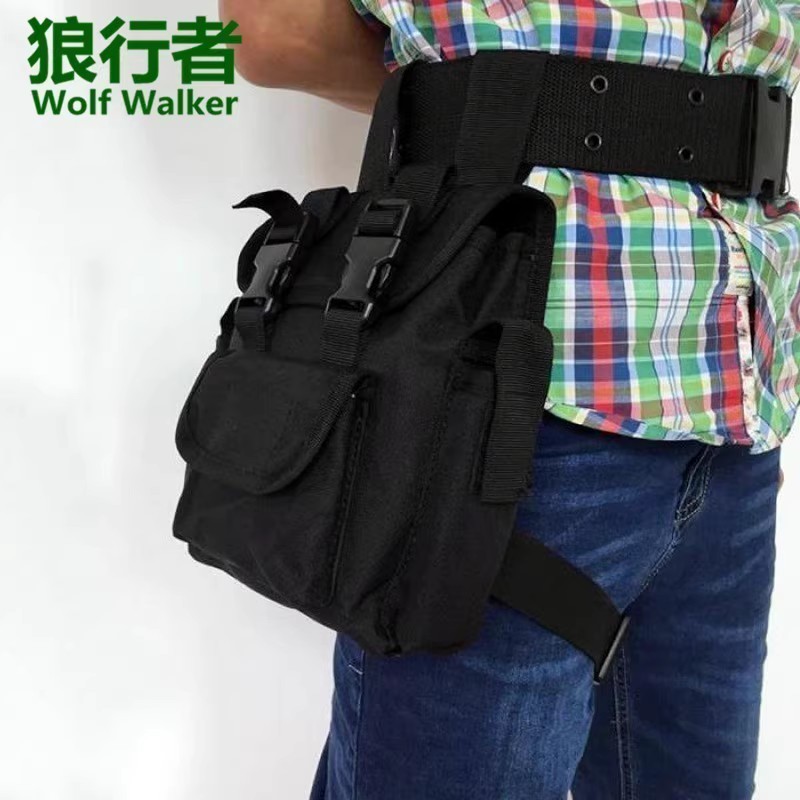 户外运动战术腿包军迷野战多功能腰腿包登山骑行绑腿工具腰挂包袋