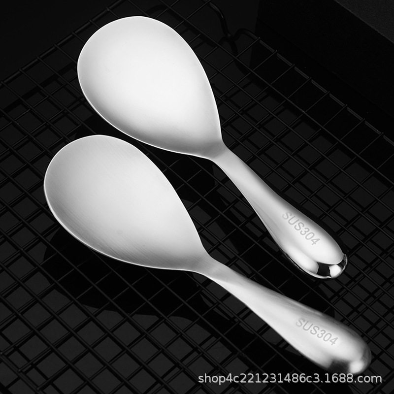 304不粘米饭勺子家用耐高温加厚一体电饭锅打饭勺调羹/饭勺