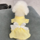 小狗衣服薄款 带牵引扣幼犬泰迪博美小型犬宠物连衣裙子公主风比熊
