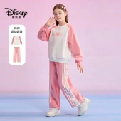 中大童卫衣裤 春季 子宽松休闲两件套 清仓女童运动套装 迪士尼童装