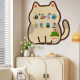 免打孔猫咪造型毛毡板卧室墙面改造童趣风墙面装 饰沙发背景留言板