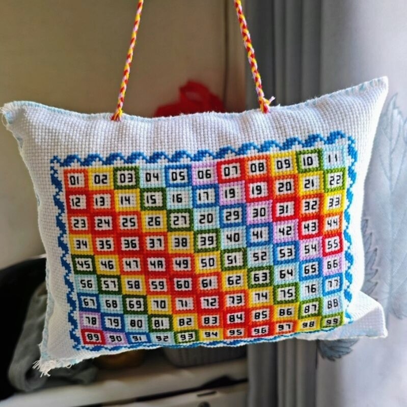 数字针线包插针包十字绣专用好绣简单新手diy彩虹排线分线器刺绣图片