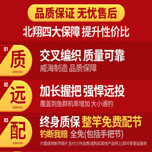 组合全套超轻超硬大物远投竿甩海竿金属轮 新款 海杆抛竿钓鱼竿套装