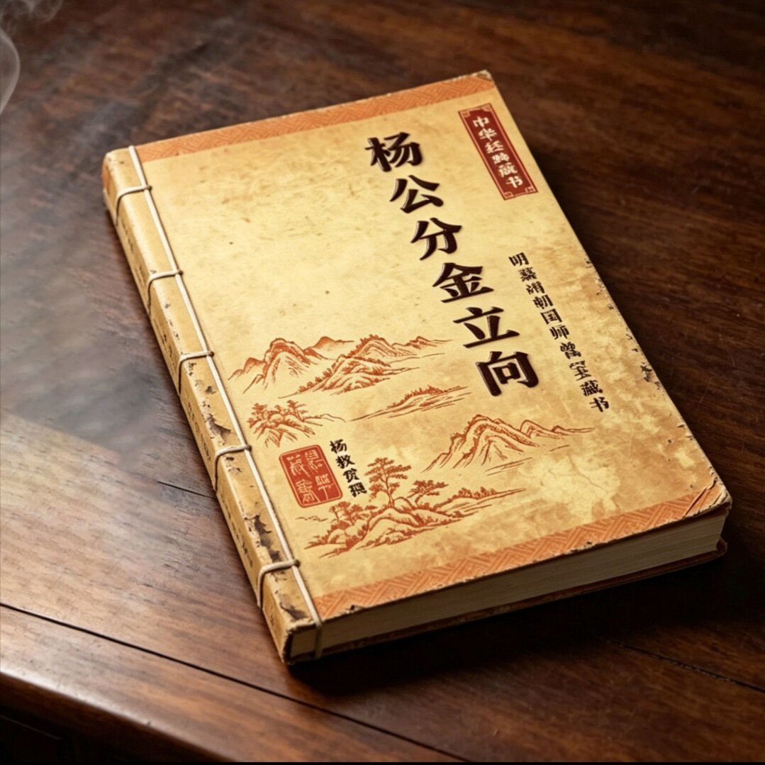新版杨公分金立向 高清彩色版 手工线装线穿老师傅民间收藏课业本