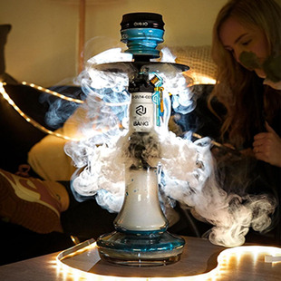 hookah 德国不锈钢水烟壶单管 elbomber Flash Bang 插口手雷造型