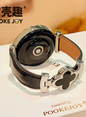 适用华为手表gt5磁吸十字花表带真皮gt3磁吸fit34pro高级新watch5