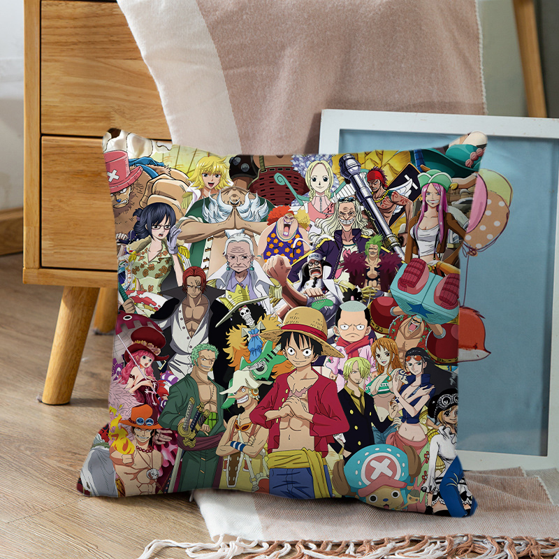 来图定制卡通动漫靠枕学生宿舍