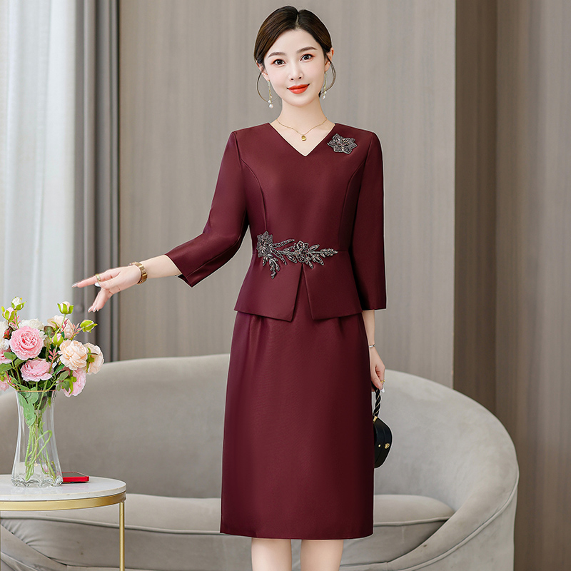 酒连衣裙女中长款旗袍