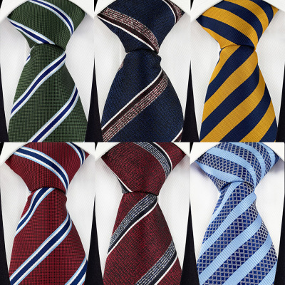 8cm Professional formal tie striped business necktie men领带