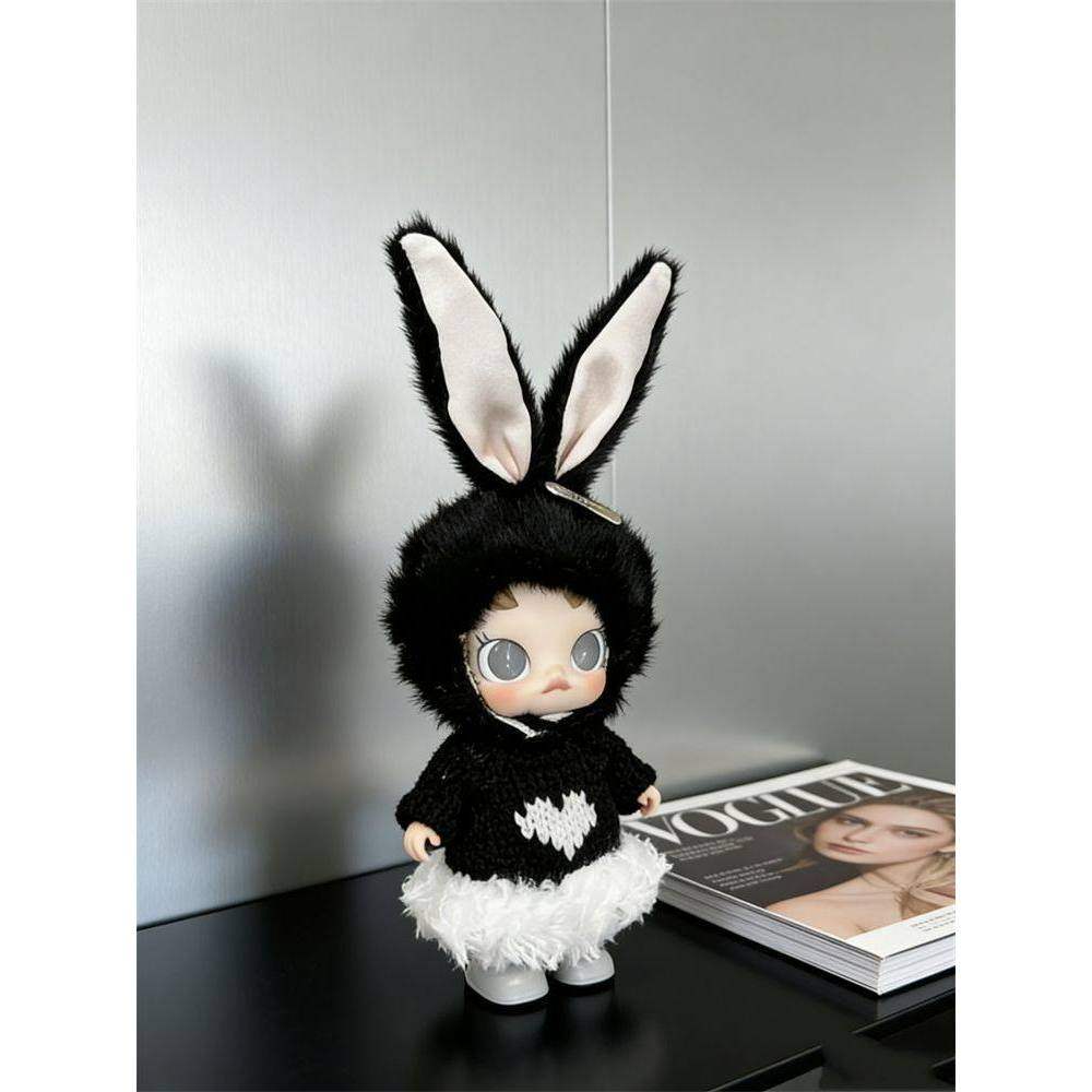 Molly积极入冬baby molly可爱娃衣着替玩偶衣服套装黑色兔子娃衣,模玩/动漫/周边/娃圈三坑/桌游,潮玩娃衣,淘宝优惠券,粉丝福利购,淘宝优惠卷