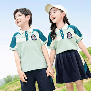小学生校服春秋套装一年级班服儿童运动会班服夏季纯棉幼儿园园服