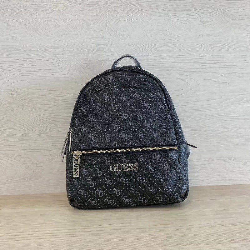 guess时尚潮流老花女士双肩包轻便背包旅行三格拉链背包vs699431