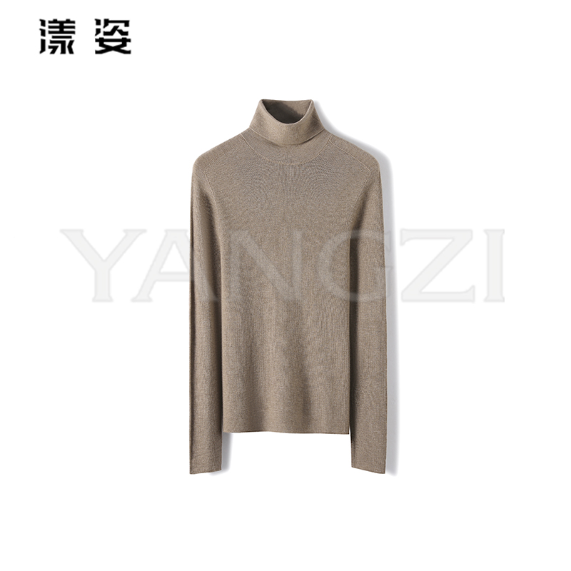 冬季新款时尚无缝一体成型100羊毛扬子纱打底衫 XGD2412-241211