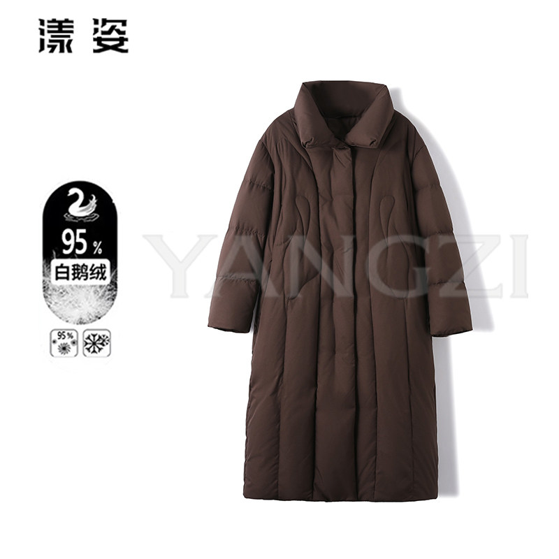 冬季新款时尚立领小设计感长款95白鹅绒服外套 XGD2511-251550