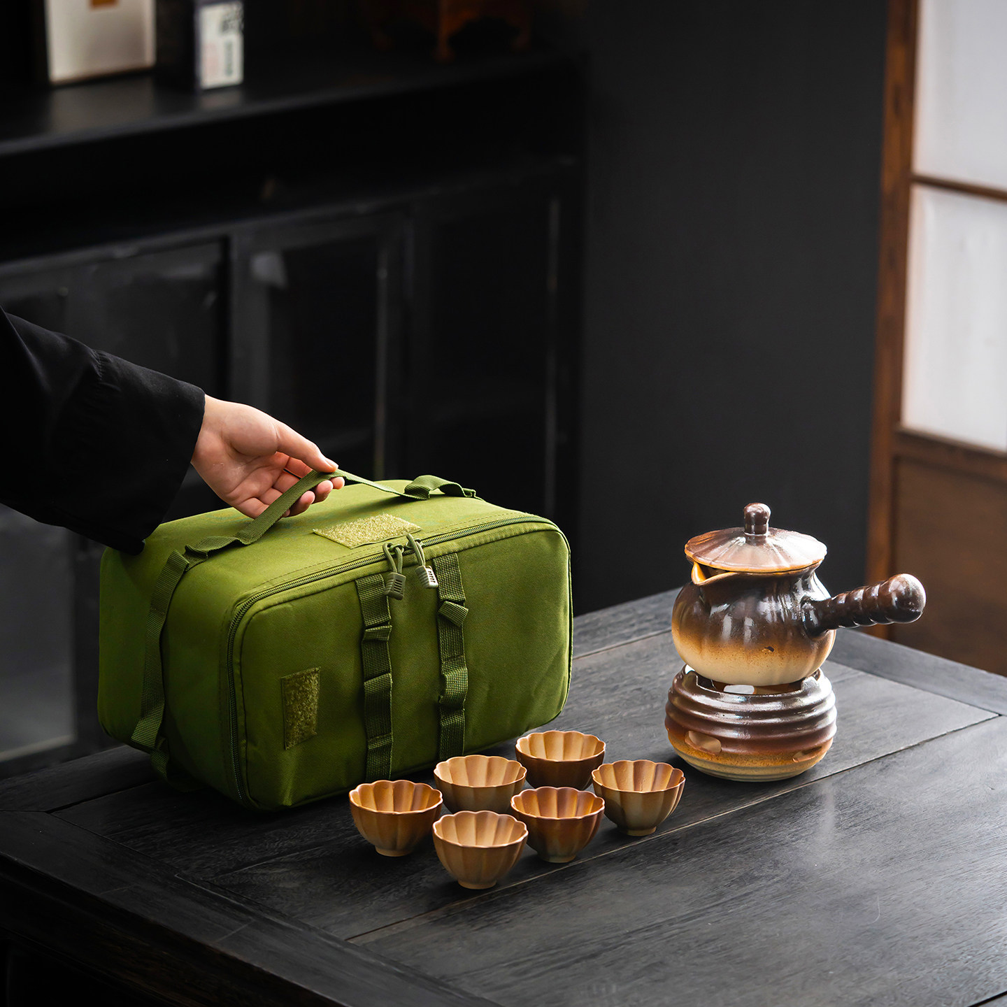 户外旅行包烤奶炖梨罐罐壶围炉干烧壶煮茶壶侧把壶粗陶耐高温炭火,餐饮具,茶壶,淘宝优惠券,粉丝福利购,淘宝优惠卷