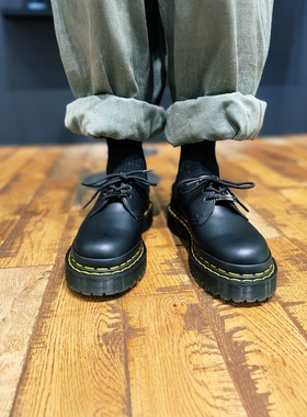 【38-48】牛货！1464 BEX 中厚双黄线铭牌牛皮男女马丁鞋 越南