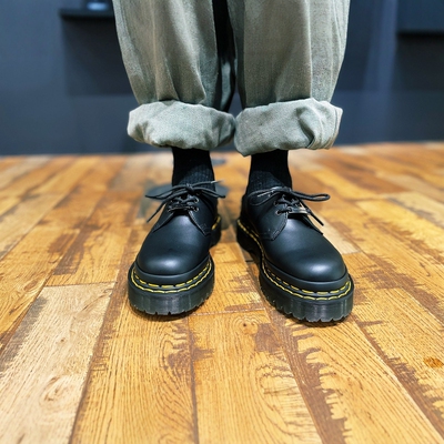 【38-48】牛货！1464 BEX 中厚双黄线铭牌牛皮男女马丁鞋 越南