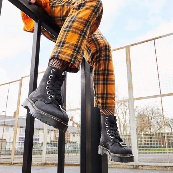 【36-43】强货！限量款GOMEZ乐队铆钉马丁靴 中性朋克英伦男女靴