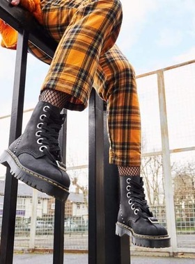 【36-43】强货！限量款GOMEZ乐队铆钉马丁靴 中性朋克英伦男女靴