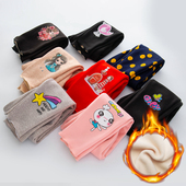 女童裤 子保暖长裤 小女孩韩版 儿童加绒加厚打底裤 2019秋冬新款 外穿