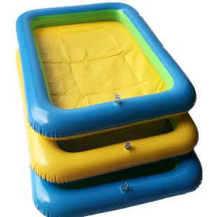 包邮儿童益智玩具太空火星动力玩沙滩气垫充气沙盘塑料沙桌托盘