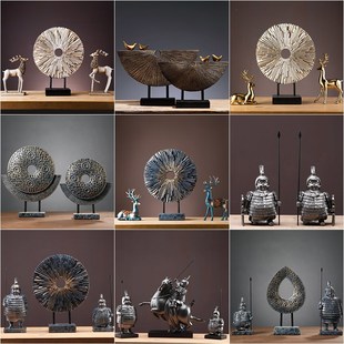 欧式摆件家居装饰品客厅电视柜办公室书架摆设置物架玄关工艺品