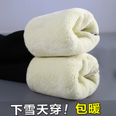 保暖裤 羊羔绒加绒加厚打底裤 秋冬高腰大码 子女2019新款 外穿妈妈裤