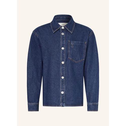 代购AMI PARIS女士夹克保暖耐磨牛仔加厚日常休闲衬衫爆款