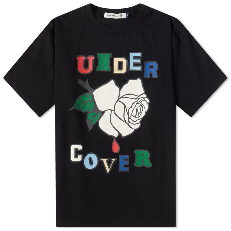 Undercover Rose T-Shirt 正品T恤2024新款男式复古简约青春休闲 男装 T恤 原图主图