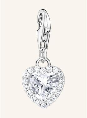 代购thomas sabo女士吊坠精致优雅闪耀时尚925银心形闪亮表面