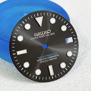 8215机芯 NH35 新款 28.5mm水鬼表盘机械表蓝夜光游艇SUB表面可装