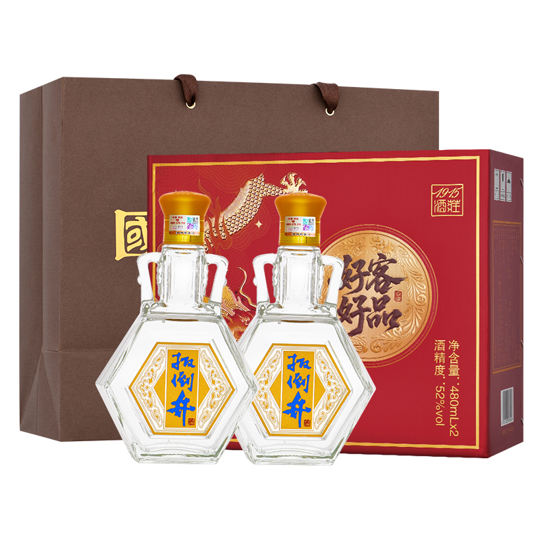 好客好品_480ml*2瓶浓香型纯粮酒