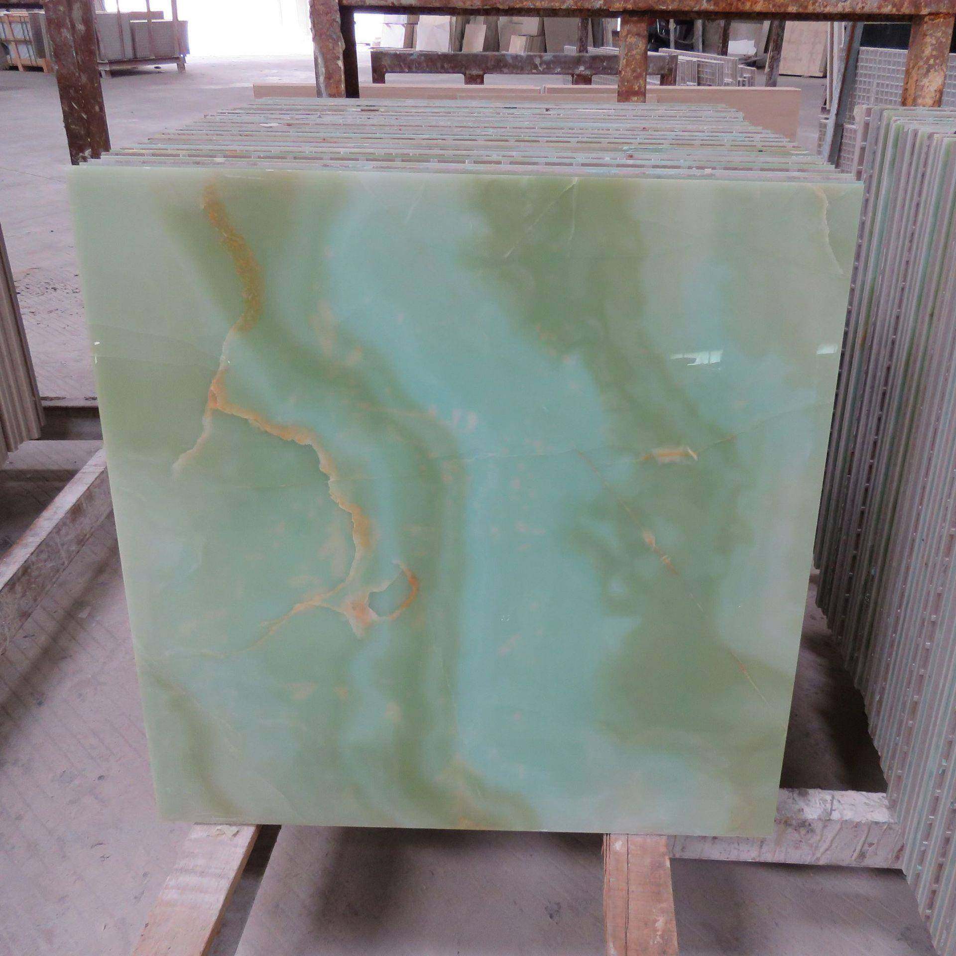 天然大理石古青玉背景玉石板厂家直销玉石大板台面板工程板地面板