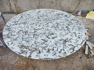 轻奢大理石餐桌雪山飞狐奢石花纹家用长方形桌子圆桌茶盘背景墙