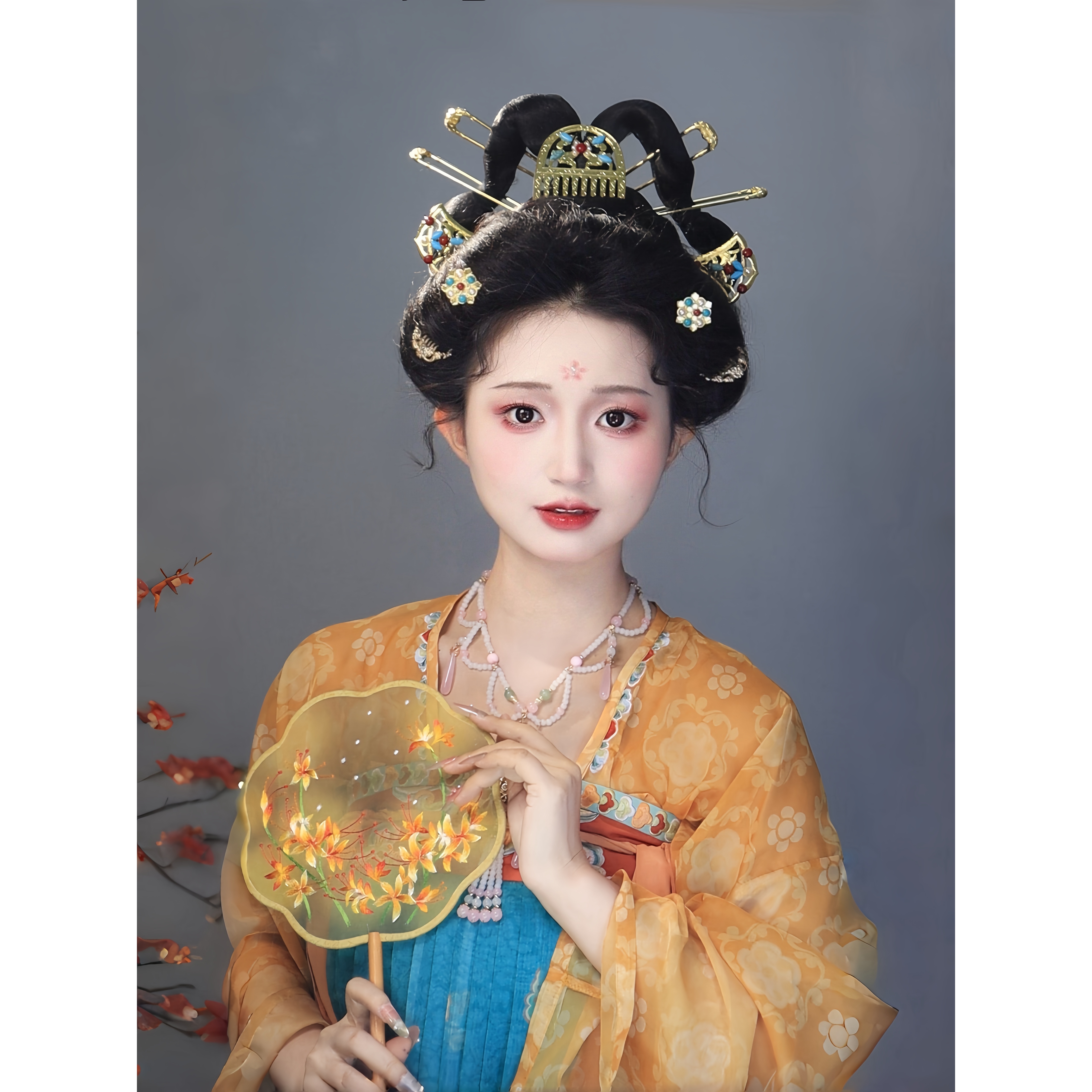 耀如春华 宝相花 原创古风宫廷发饰明制汉服配饰