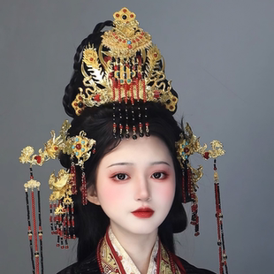 耀如春华 女帝 原创国风唐风明制头饰古风古典项饰汉服配饰