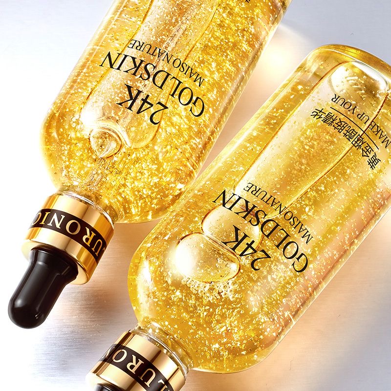 24k黄金精华液收缩毛孔改善暗沉