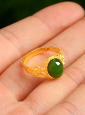 女民族风戒指戒指不掉色环