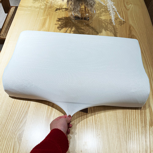 家具店枕头套透明网纱枕套弹力贴合记忆枕乳胶枕防尘套防脏试枕套