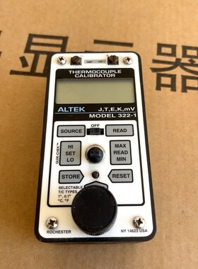 美国进口ALTEK奥泰克322-1热电偶校验仪单机 议价