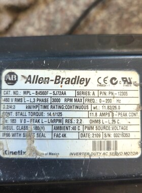 #AB电机MPL-B4560F-SJ72AAAB电机实 议价