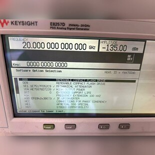 是德科技 E8257D PSG 信号发生器 20GHz 功 议价