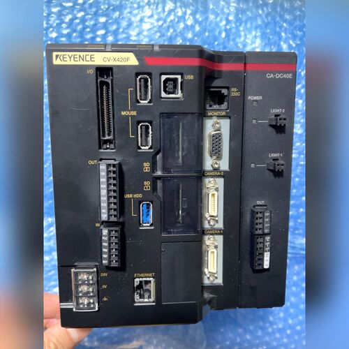 基恩士CV-X420F+CA-DC40E视觉相机控制器设备 议价