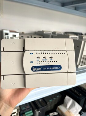英威腾PLCIVC1L-0806MAR实物拍摄功能包好 议价